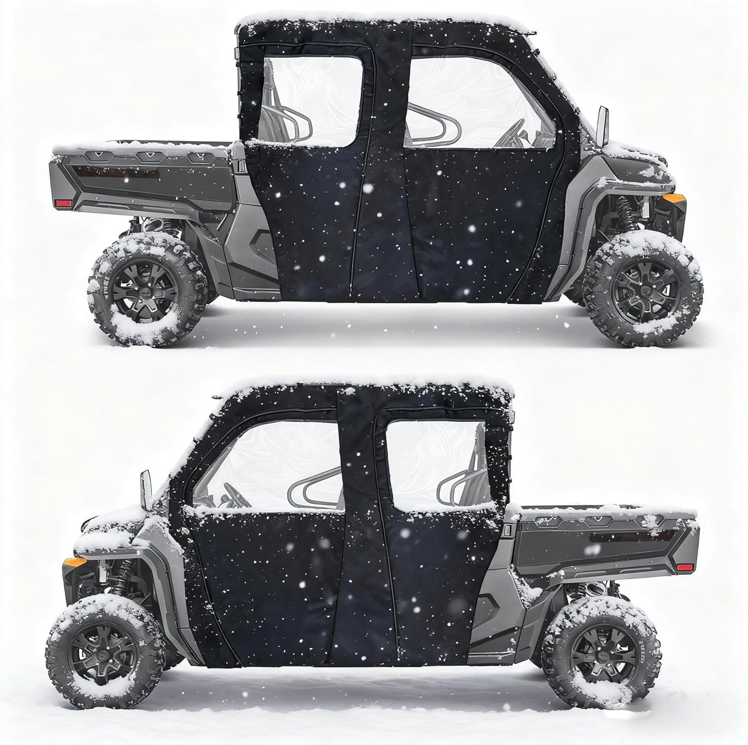 QYMOTO CFMOTO Uforce 1000 XL Doors,900D Soft Cab Enclosure with Zipper window Compatible with CFMOTO Uforce 1000 XL 2022-2025 Accessories