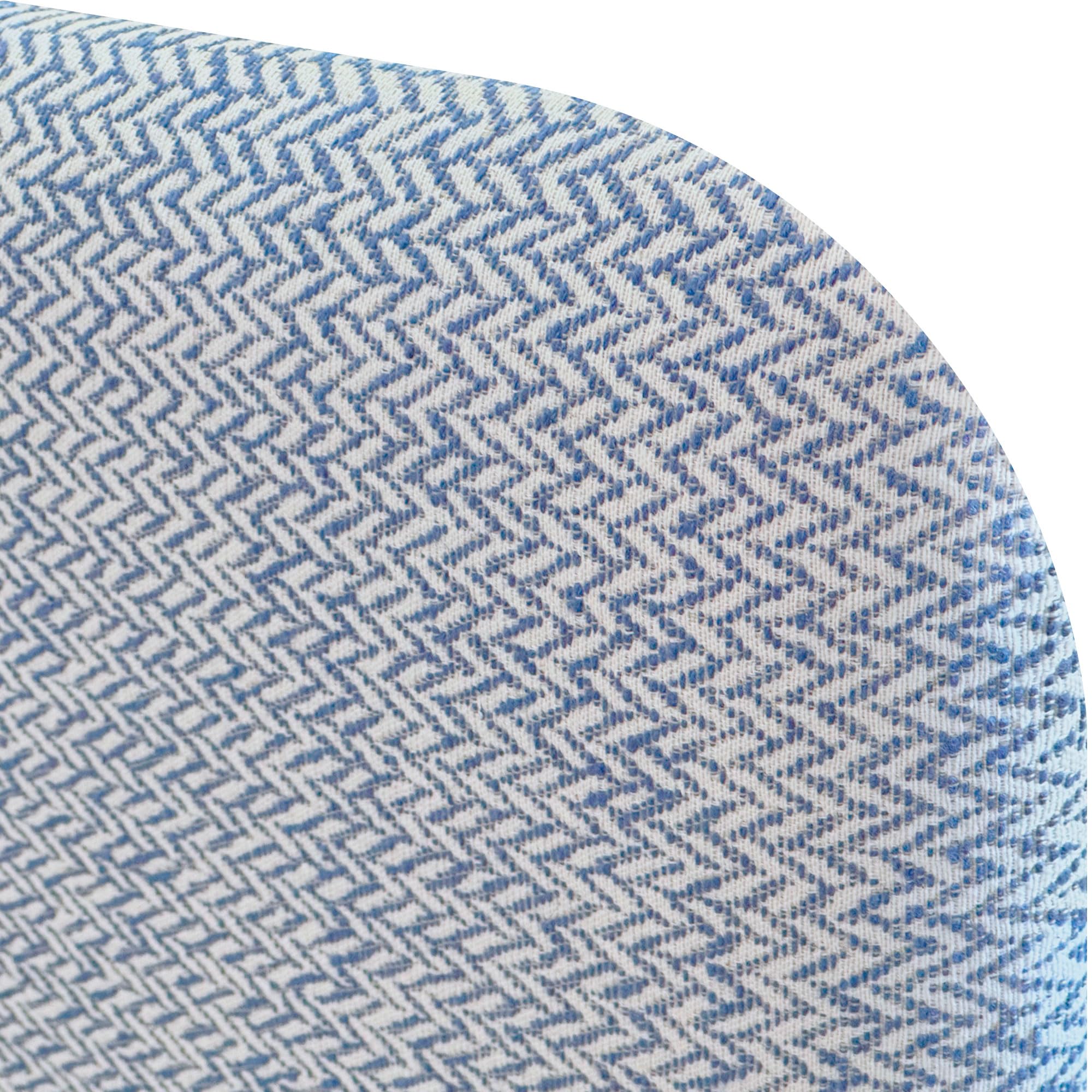 DHOME Testiera Imbottita Liscia Arrotondata Luxury Edition per Parete Acustica Testiere Fonoassorbenti Testata Letto Camera da Letto (Espigas Azul, 90cm)