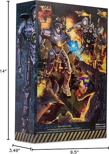 Miniatura 5 de Pacific Rim McFarlane Toys - Paquete de iniciación con cómic, etiqueta dorada, exclusivo de Tienda