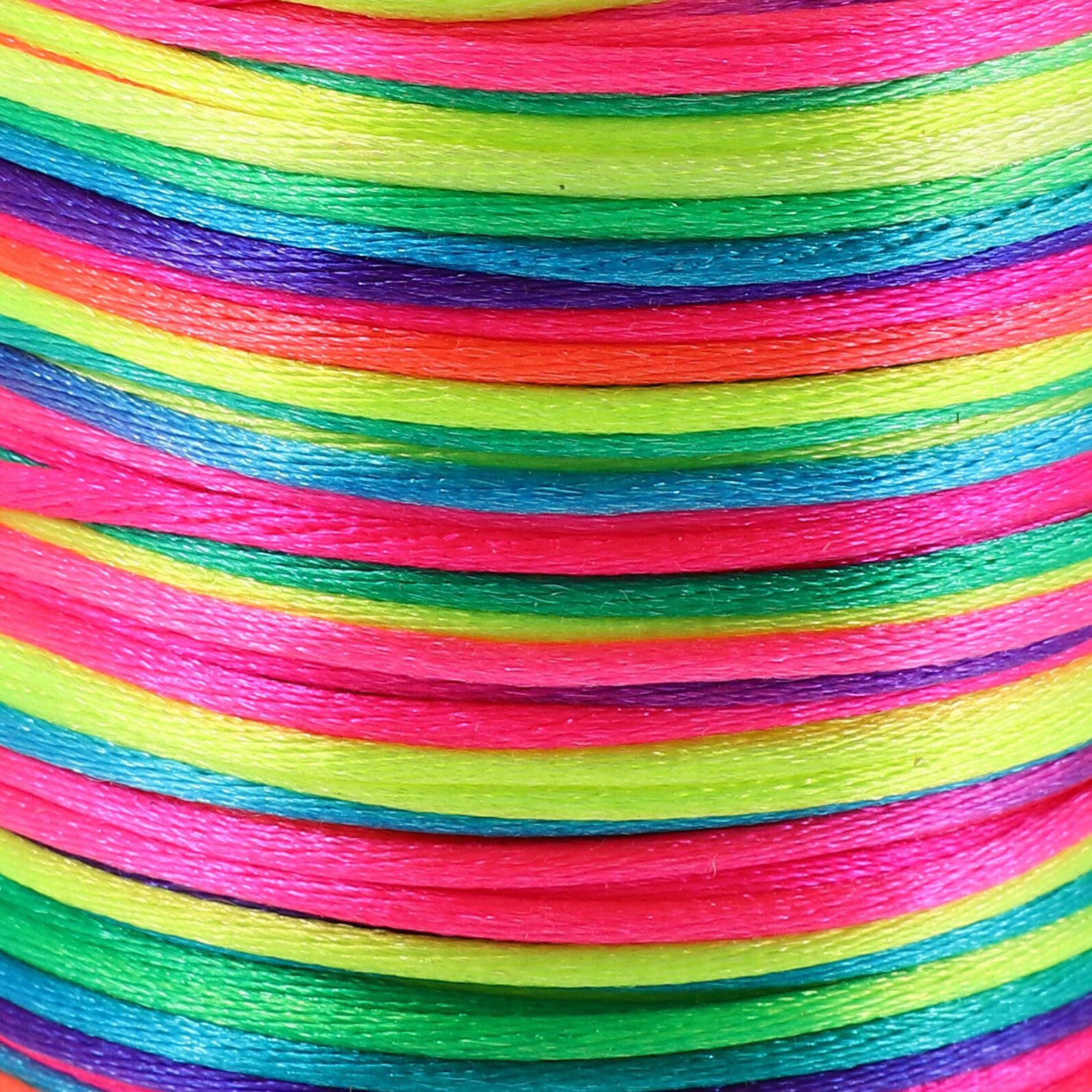 4 Filo Cerato per Braccialetti e Collane Cordoncino Intrecciato in Poliestere Cerato Resistente e Lucido per Fai da Te e Gioielli Artigianali