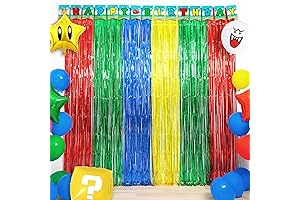 Mario Backdrop Curtains: Celebrate with Super Bros Decor