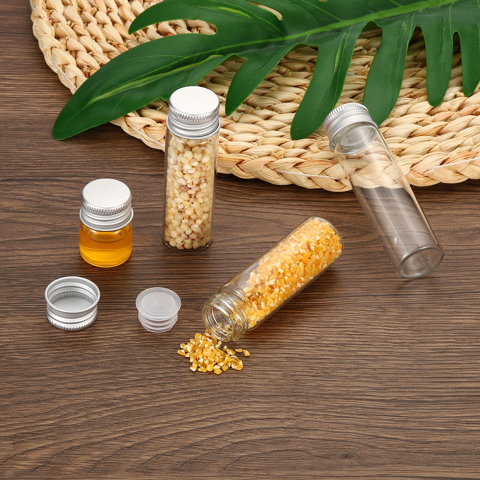 Fiale In Vetro Ambrato Con Tappo A Vite - 20ml, Confezione Da 100 Pezzi Per Campioni E Oli Essenziali - Foto 10