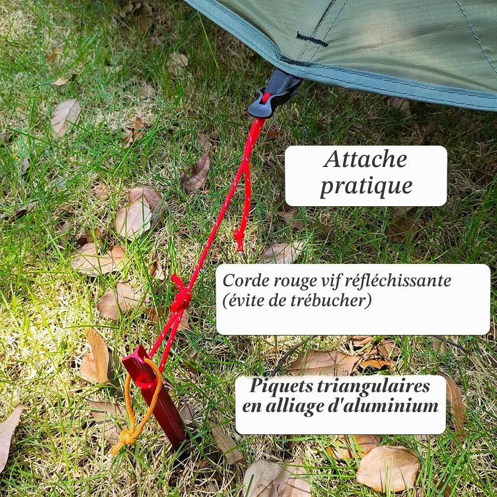 Tipi Tentes Chaudes avec Fenêtres À Trou De Cuisinière 1 Personne Tente de Camping 4 Saisons Randonnée Chasse Tente