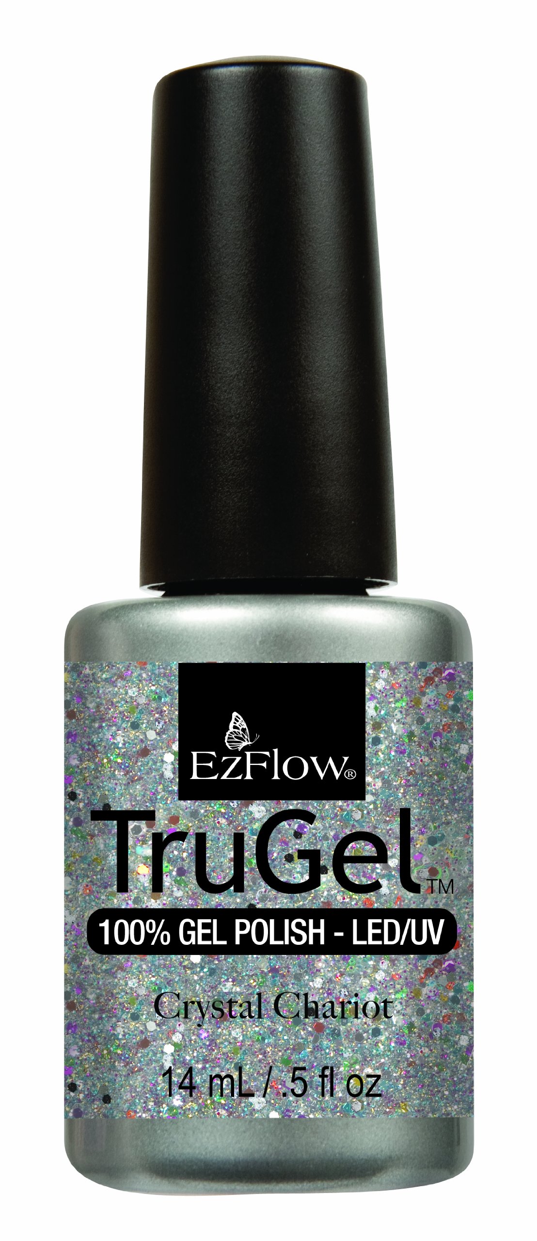 Ez Flow Trugel 4th Launch Nail Lacquer, Crystal Chariot, 0.5 Fluid Ounce