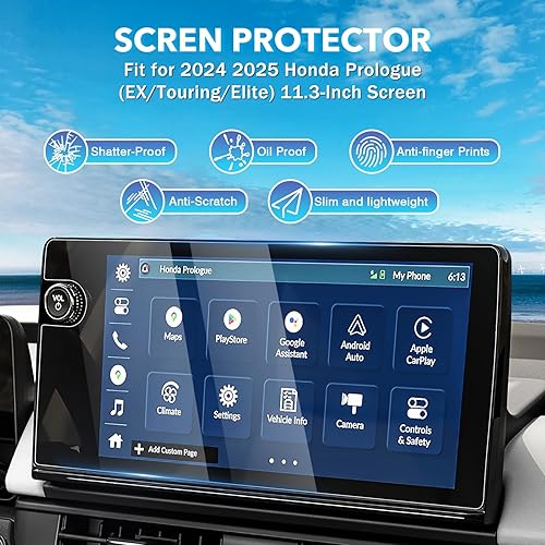 Miniatura 9 de Karltys 2 protectores de pantalla para Hyundai TucsonSanta Cruz 2022 2023 Accesorios 10.25 pulgadas Protector de pantalla táctil Pantalla de vidrio