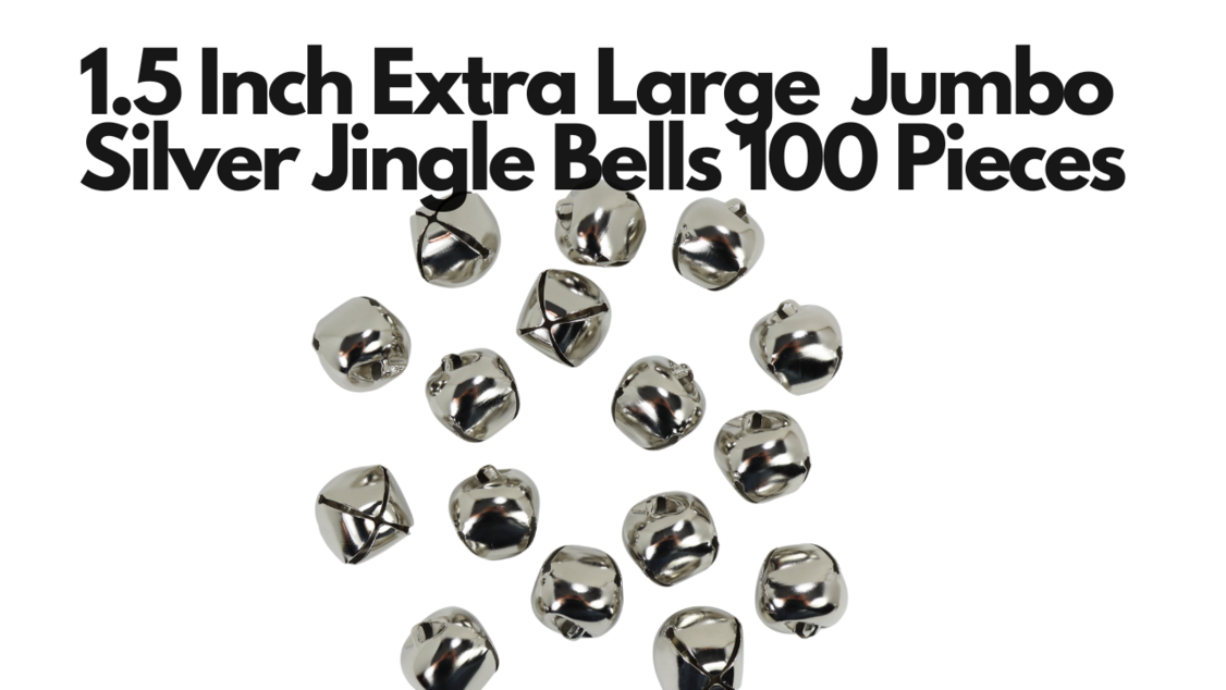 Amazon.com: Art Cove 1.5 Inch 36mm Extra Large Giant Silver Jingle