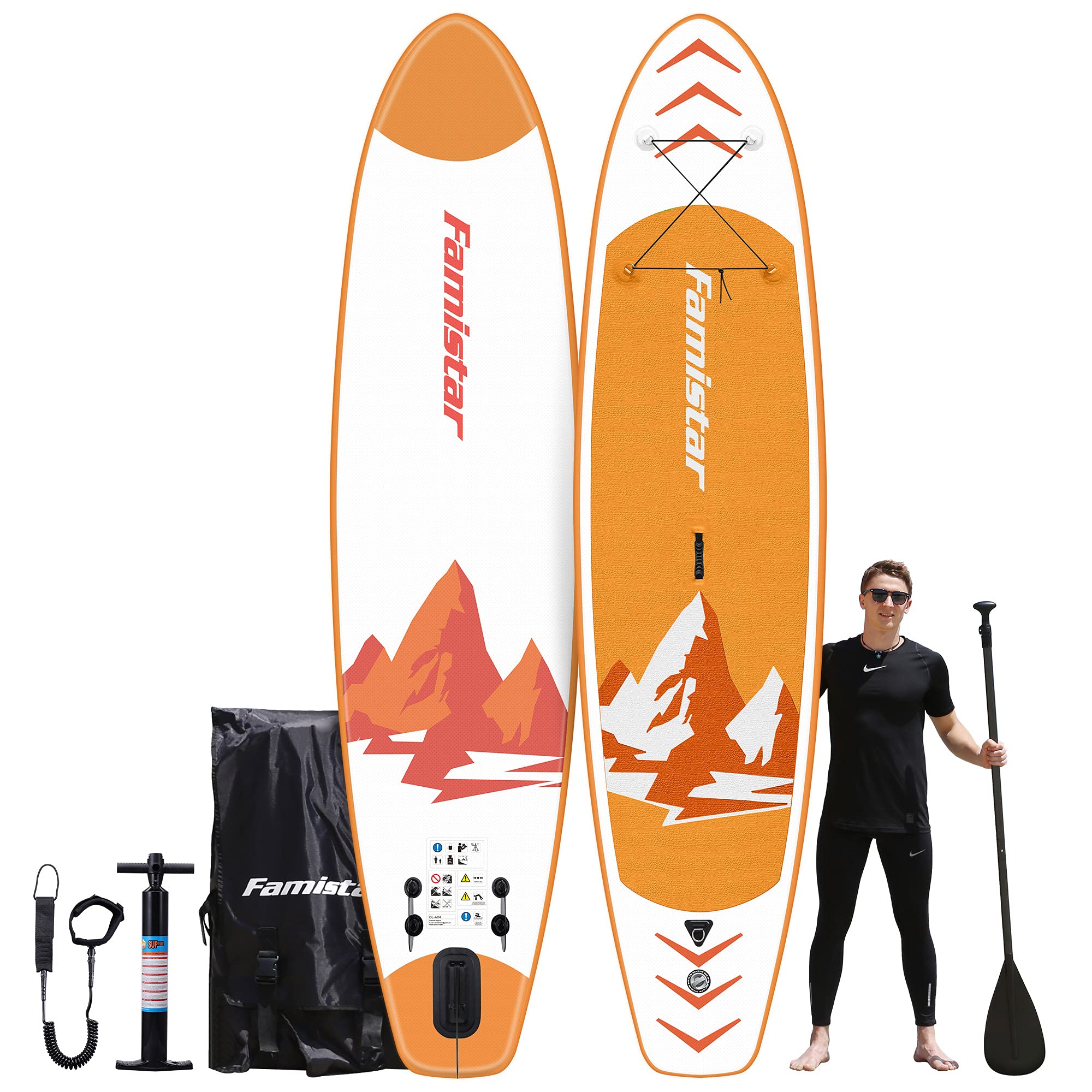 Buy Famistar 12'x32''x6'' AllAround Inflatable Stand up Paddle Board, Upgrade 396Lbs Weight