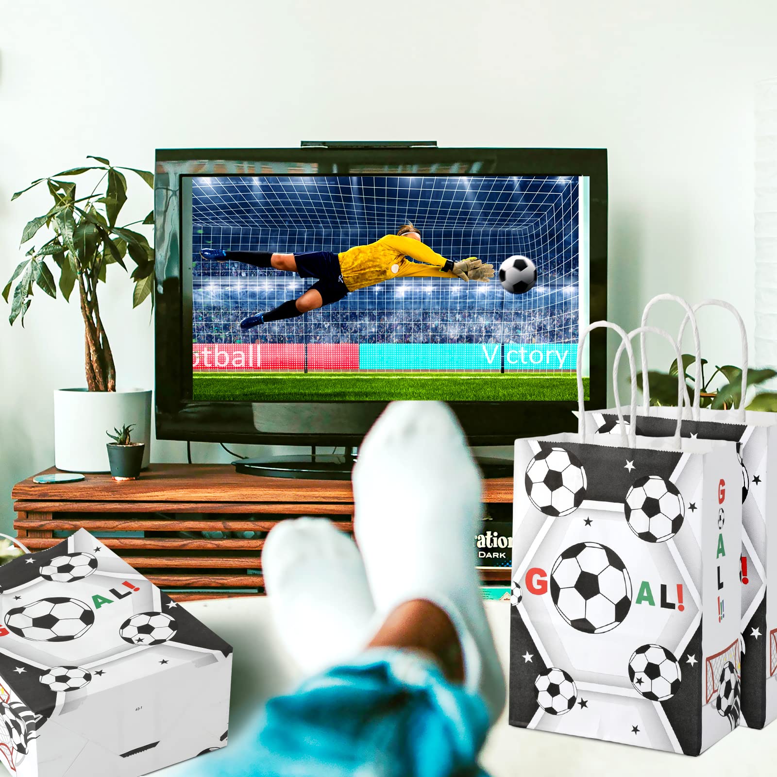 5 Bolsas De Fiesta De Fútbol Con Silbatos Y Etiquetas Para Tarjetas, Para Fiesta De Cumpleaños De Niño, Bolsas De Regalo De árbitro De Fútbol, Decoraciones Para Fiesta De Futbolistas - México
