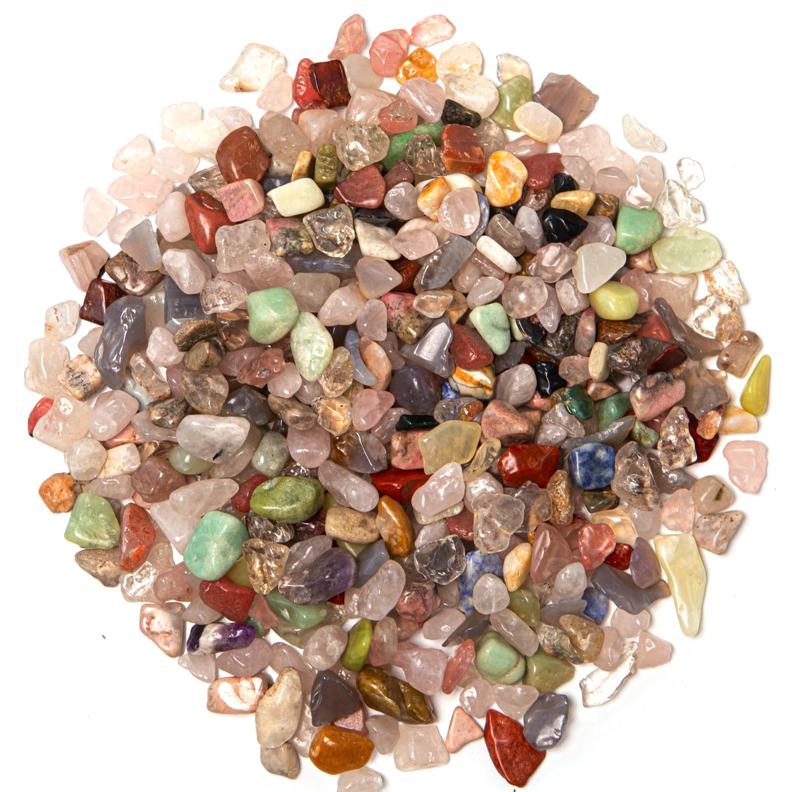 300g Pierres Précieuses Agate Naturelle - Pierres Roulées 9-16mm Multicolores - Décoration, DIY, Aquarium - 5
