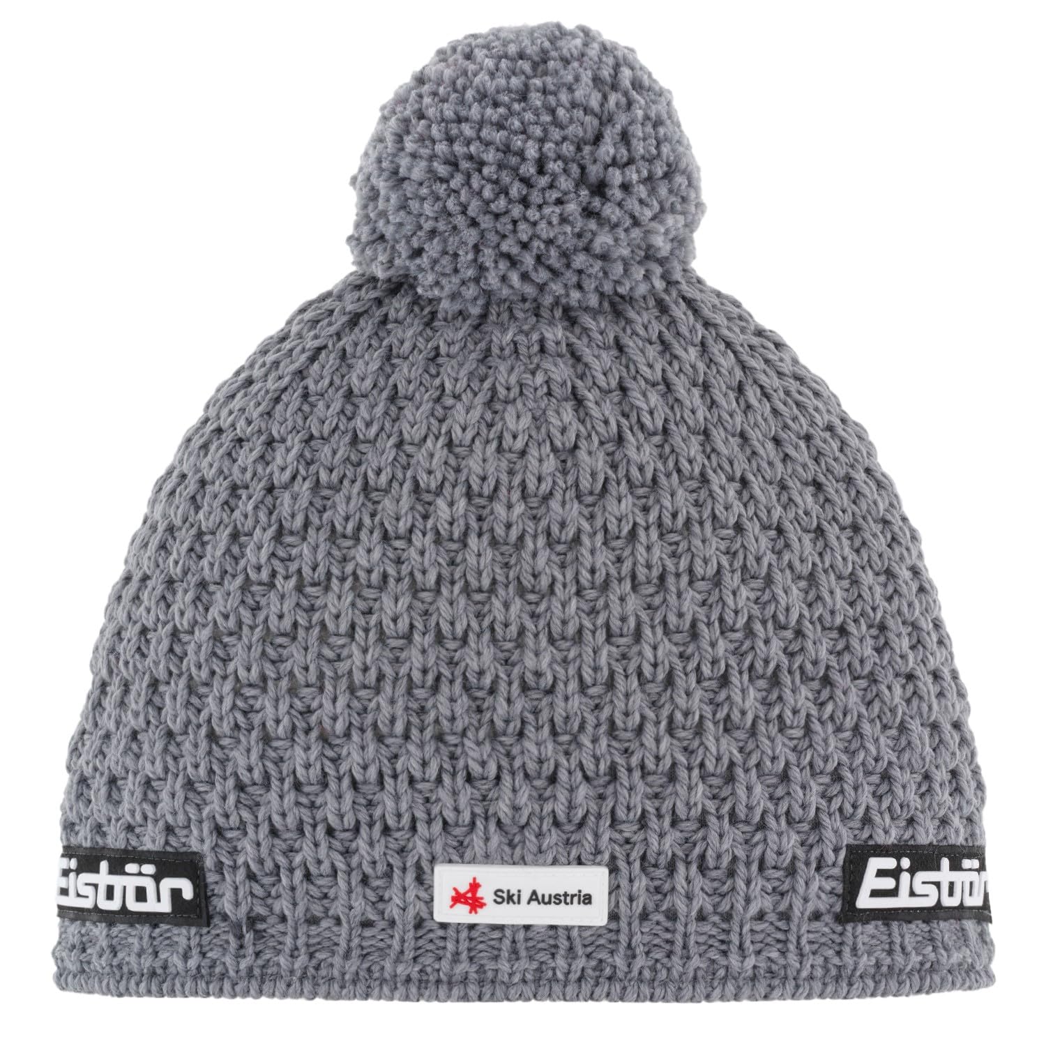 Eisbär Trail Pompon SKA Beanie Hat, Grey, One Size
