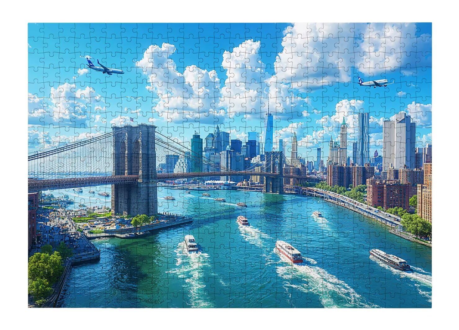 Puzzle New York, Puzzle 1500 Pezzi Arte per Adulti, Regalo Uomo/Donna -4579