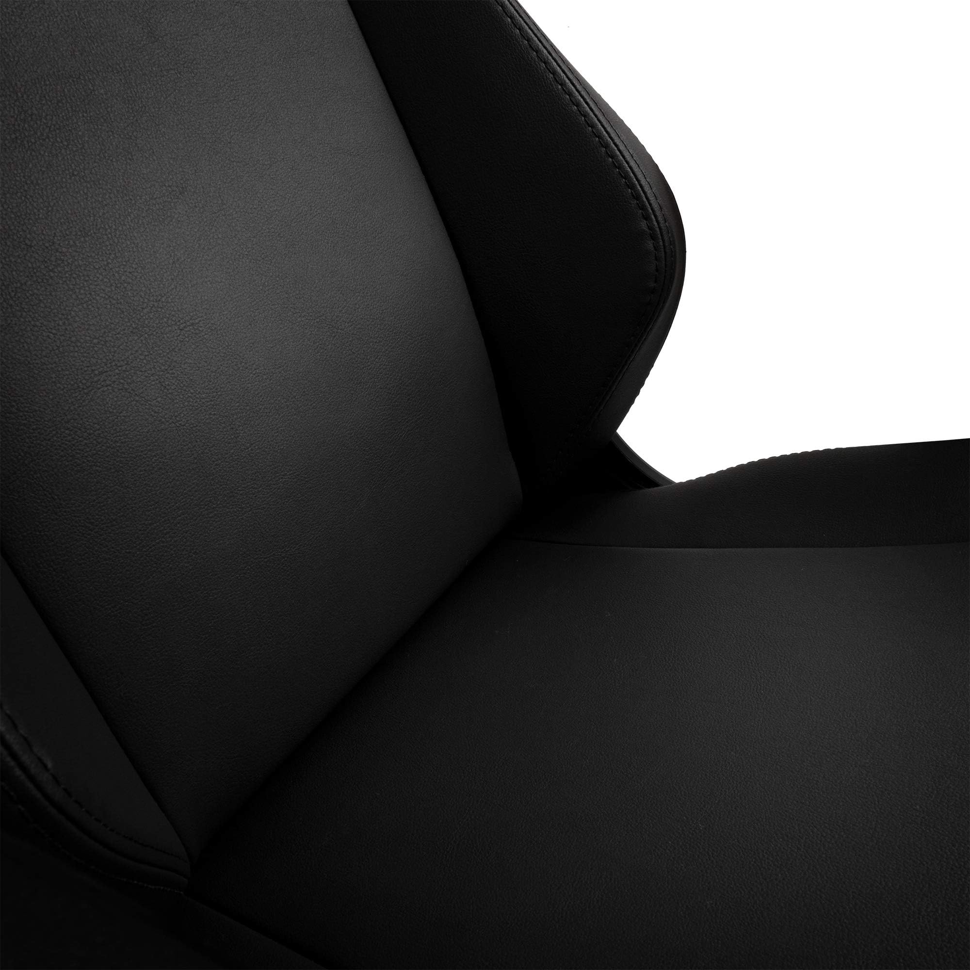 noblechairs Hero Black Edition - Hochwertiger und langlebiger Gaming Stuhl inklusive Kissen, atmungsaktives Kunstleder, Premium-Verarbeitung