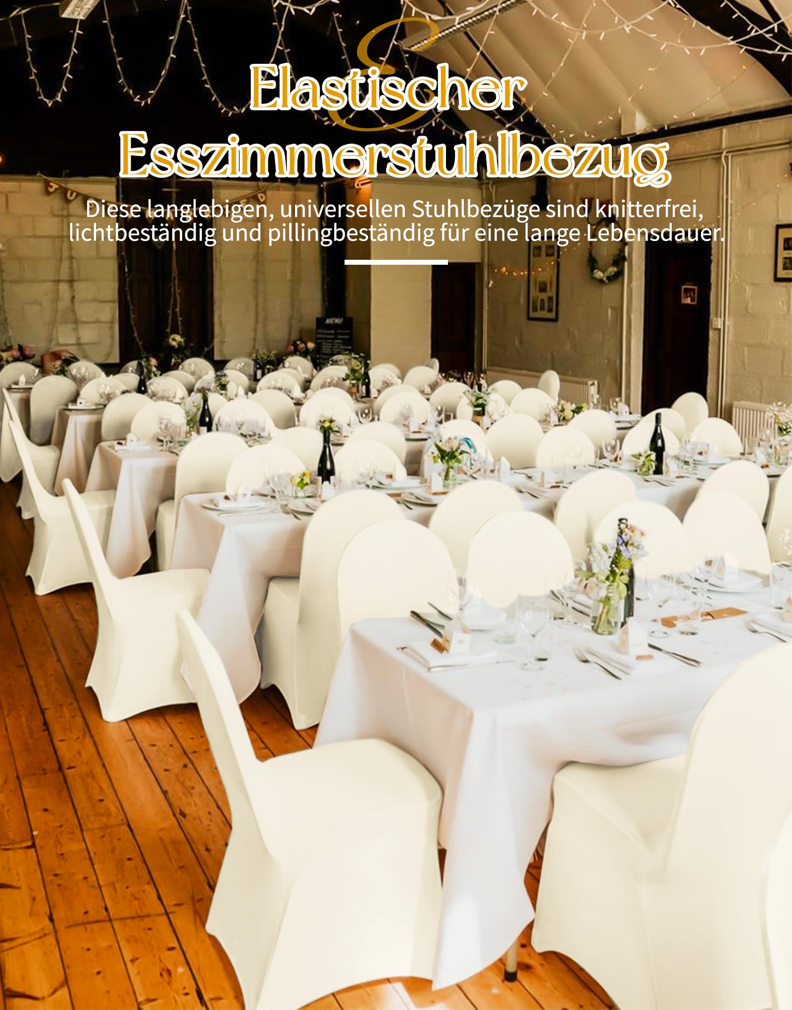 Showgeous 10 coprisedia in poliestere, spandex, lycra, elasticizzati, universali, lavabili, per matrimoni, sala da pranzo, banchetti, decorazione