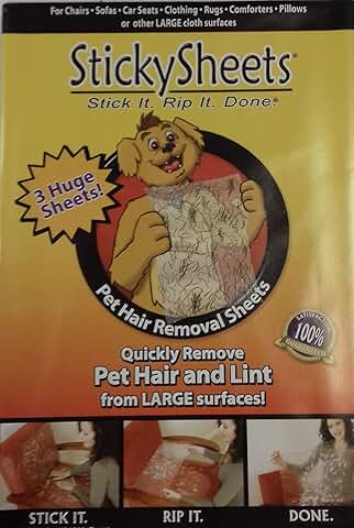 Sticky Sheets Pet Hair Removal Sheets