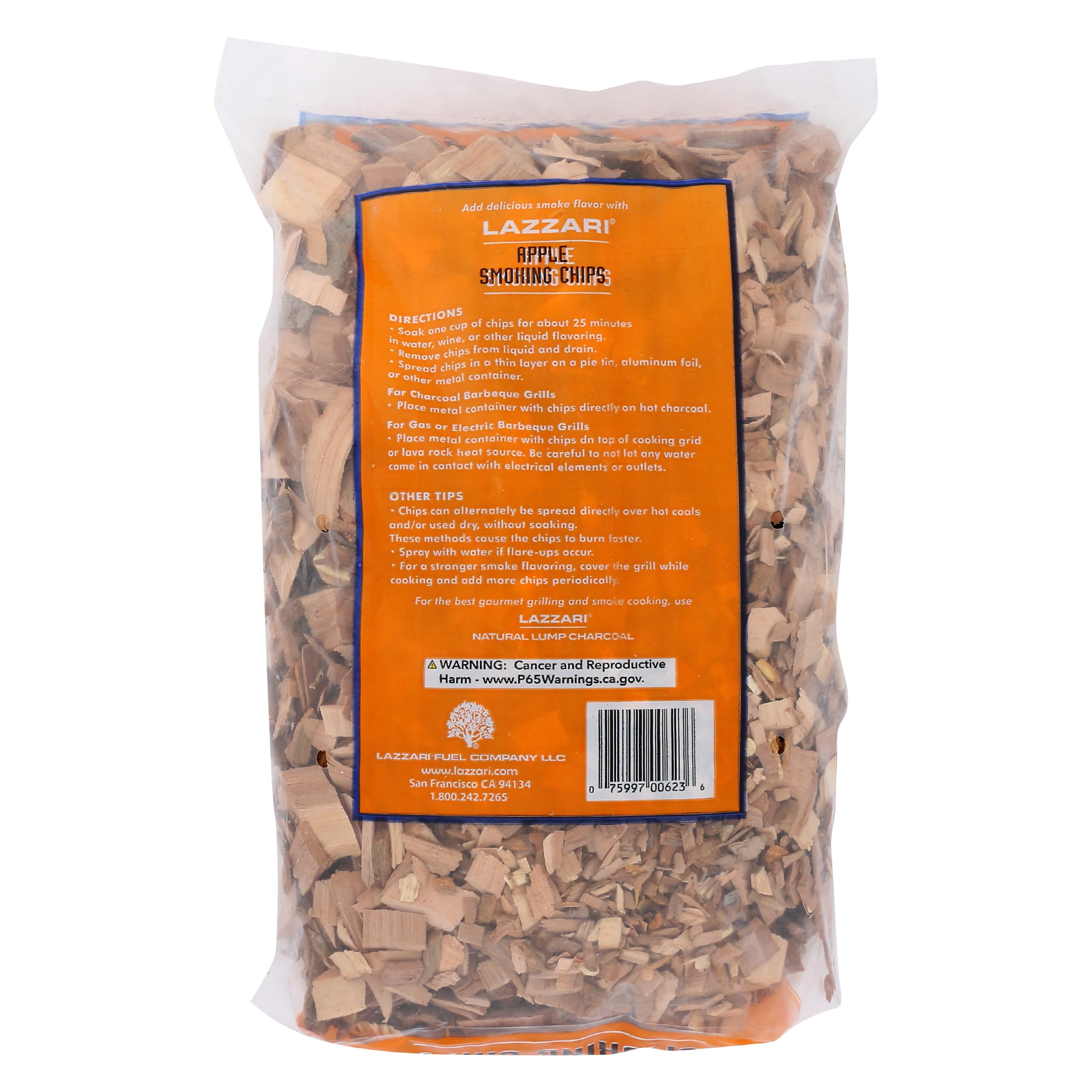LAZZARI Apple Wood Chips, 1.5 CT