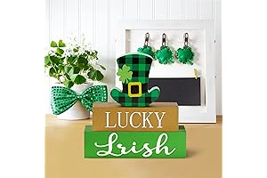 St Patricks Day Wooden Sign with Leprechaun Hat