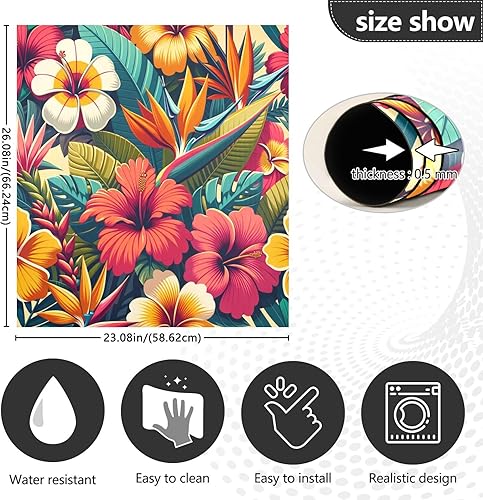 Miniatura 8 de Regalos de muñeco de nieve de Navidad, cubierta magnética para lavavajillas, puerta delantera, copos de nieve de invierno, cubiertas decorativas