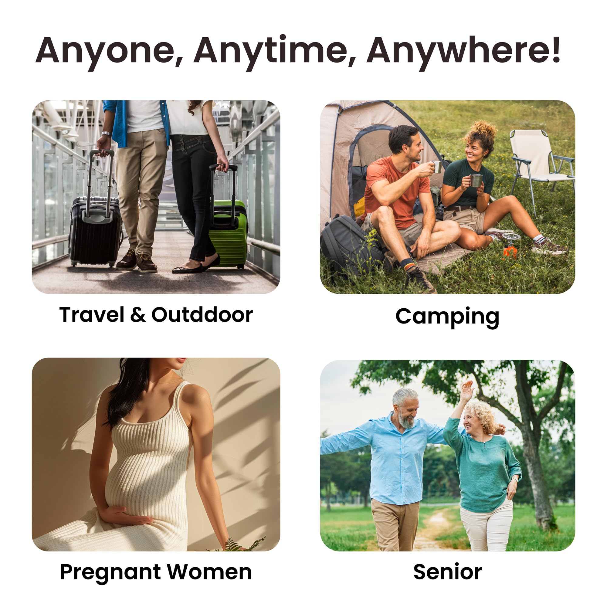 VOVO Go Portable Electric Bidet for Travel - 2 Adjustable Pressure Settings Compact Handheld Bidet Ideal for Personal — view 3