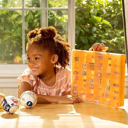 Miniatura 3 de MYMOON HOME Estuche de almacenamiento de plástico para juguetes compatible con minimarcas de juguetes coleccionistas, miniverse Shopkins, Real