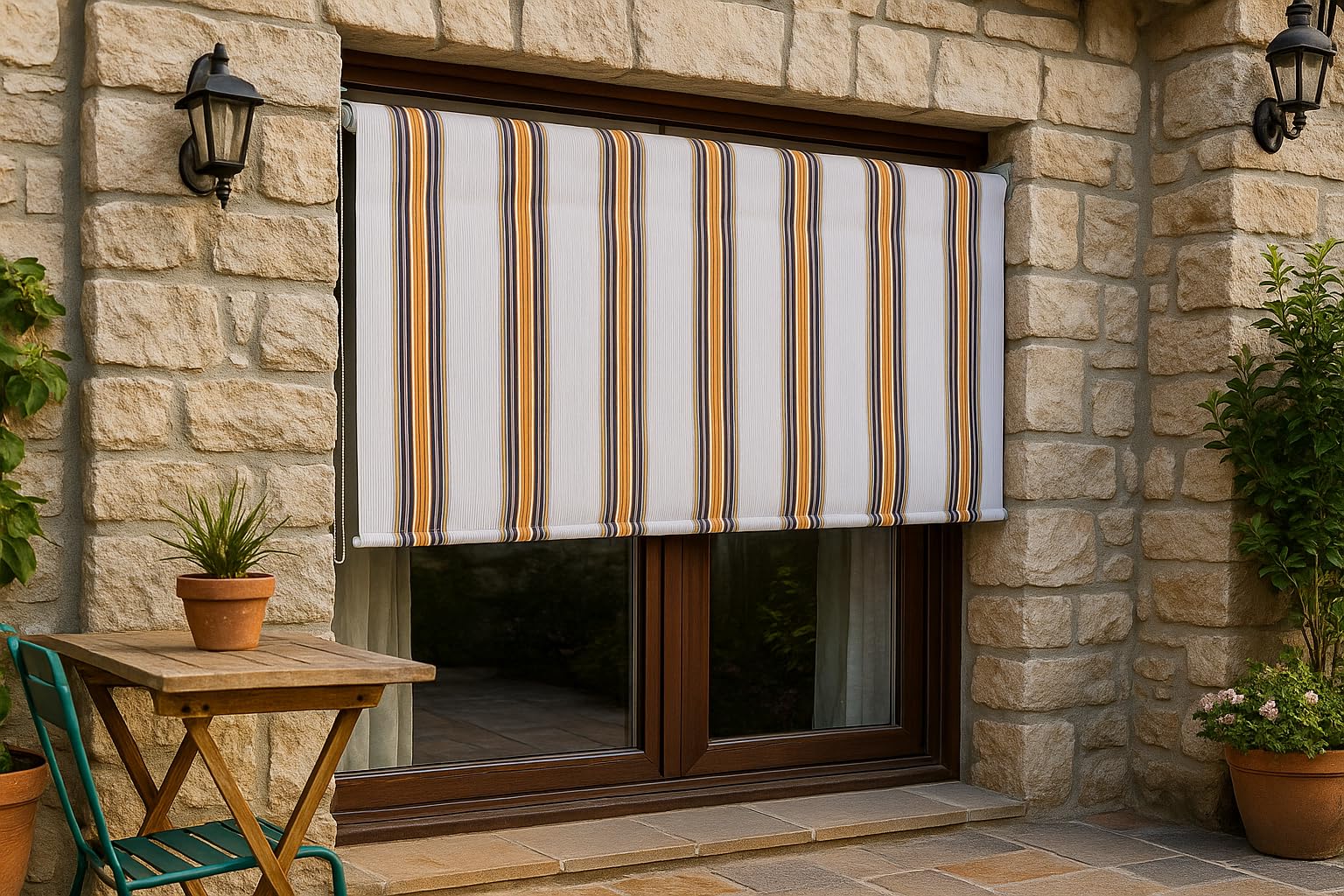 Linea Garden Friend T1372028/C, Tenda a Caduta Altezza 250 cm, Lunghezza 200 cm, Beige