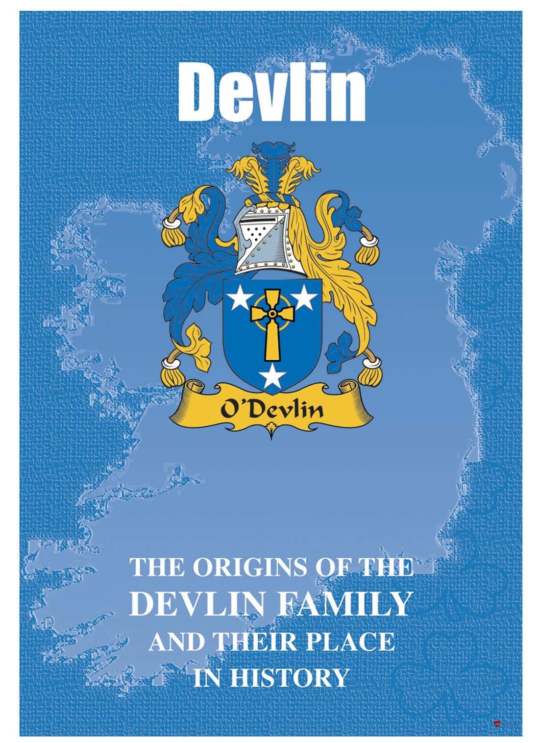 I LUV LTD Devlin Irlandais Nom de Famille Livret D'histoire Origine