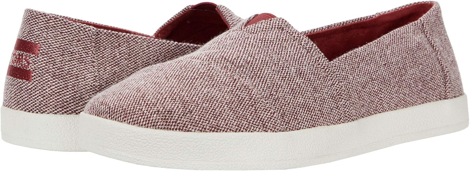 TOMS Womens Avalon Laceless Casual and Fashion Sneakers Purple 9.5 Medium (B,M)
