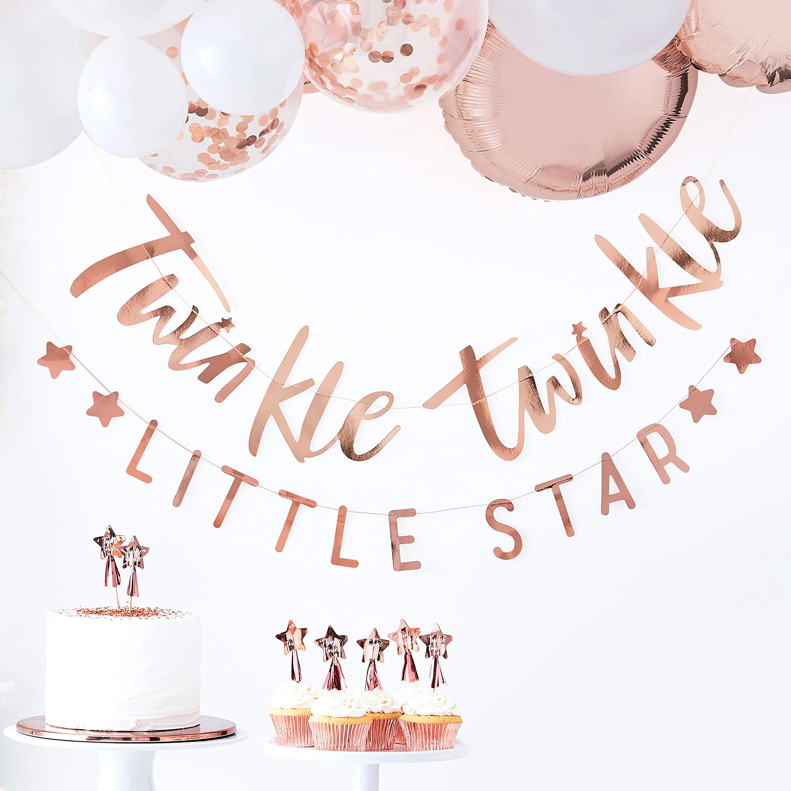 Ginger RayRose Gold Twinkle Twinkle Bunting