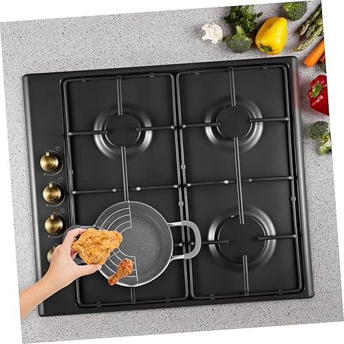 Miniatura 8 de DECHOUS Olla de salsa para freír papas fritas, freidora de pescado, mini sartén profunda, sartén de hierro con colador, sartén de acero inoxidable,