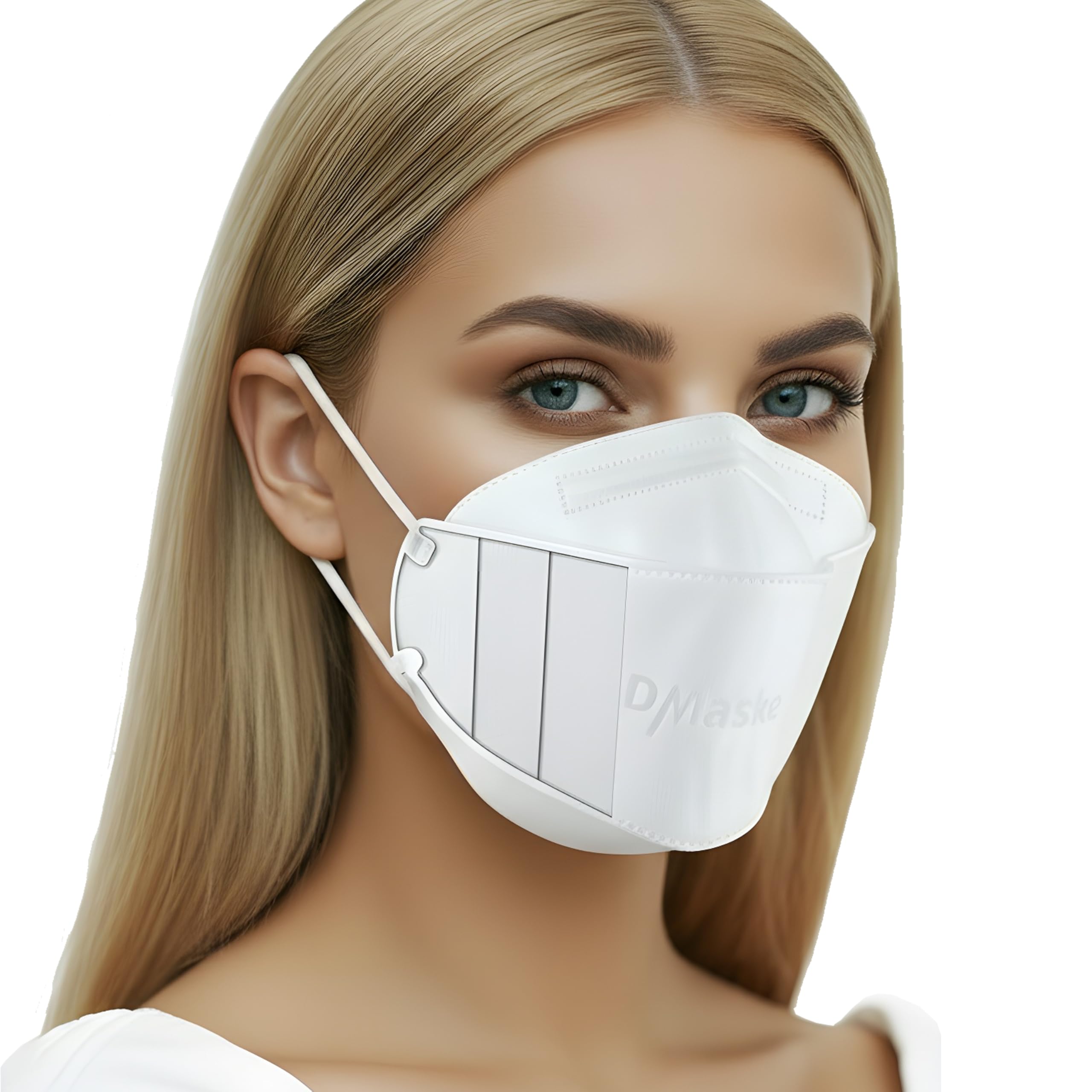 Mascarillas FFP2 Blanco | protector bucal | protección respiratoria | respirador | Amigable con la piel - Transpirabl | EN 149:2001+A:2009, CE 2233 GEPTEST