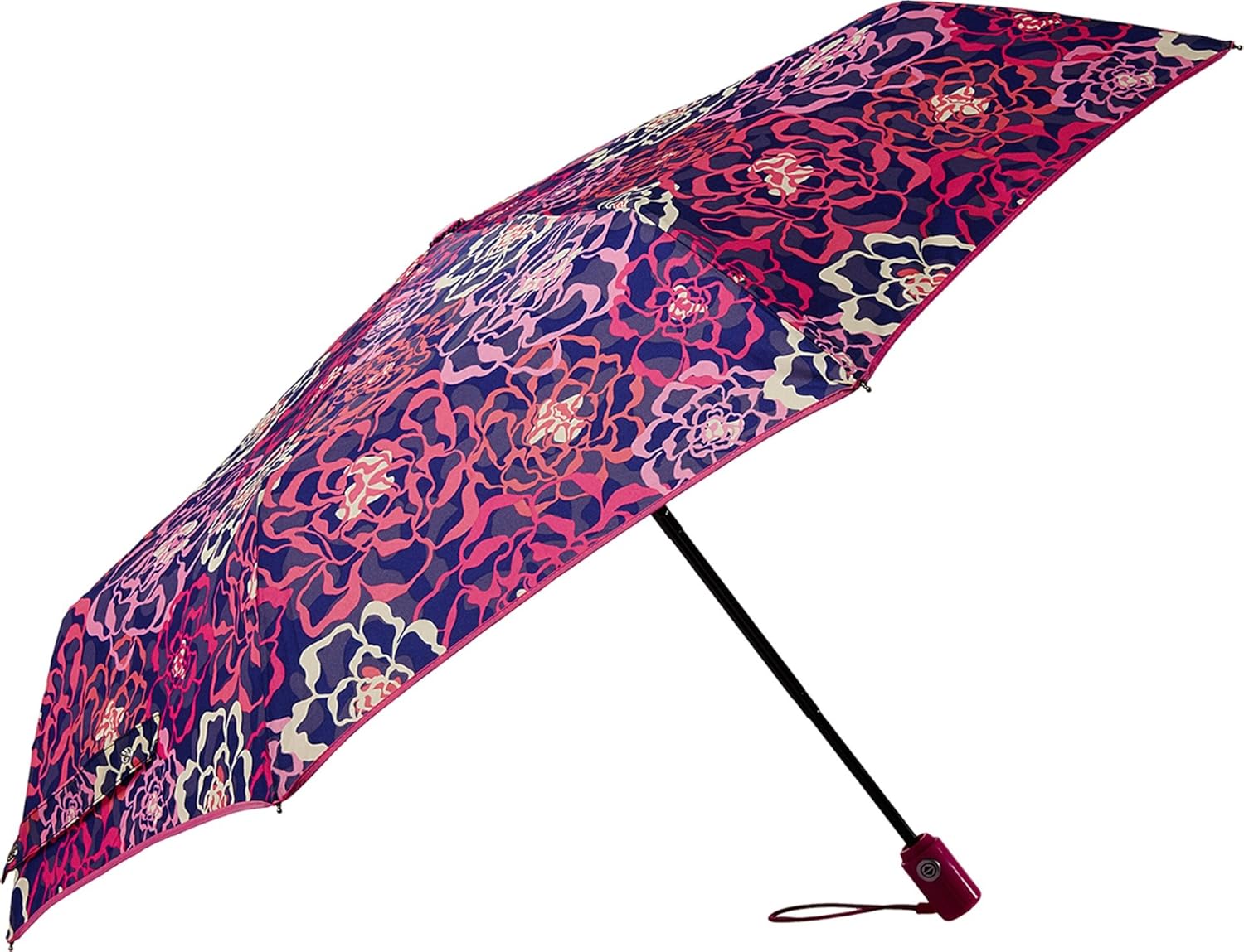 美品　VeraBradley ヴェラブラッドリー　自動開閉　晴雨兼用折りたたみ傘 新品 Vera Bradley ヴェラブラッドリー 晴雨兼用 自動折りたたみ
