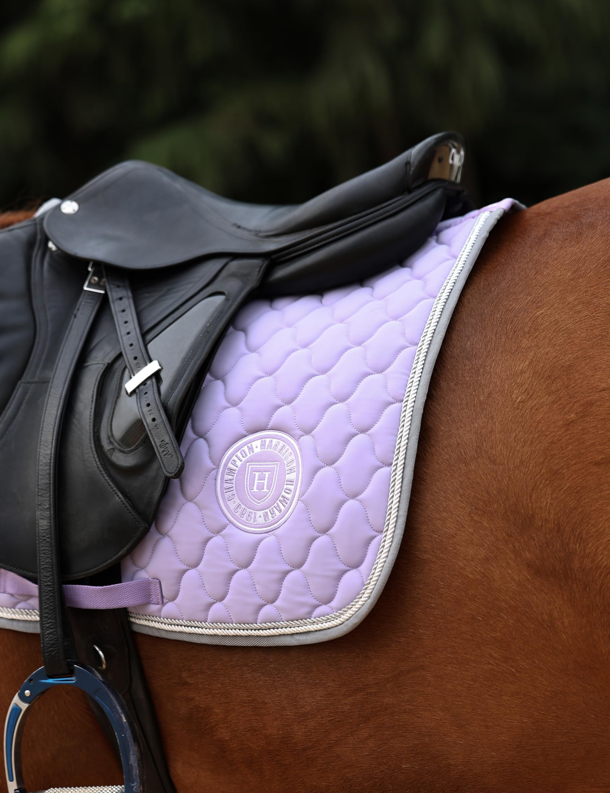 Harrison Howard Equestrian Allzweck-Schabracke Hochleistungs-Schabracke mit hervorragender Stoßdämpfung