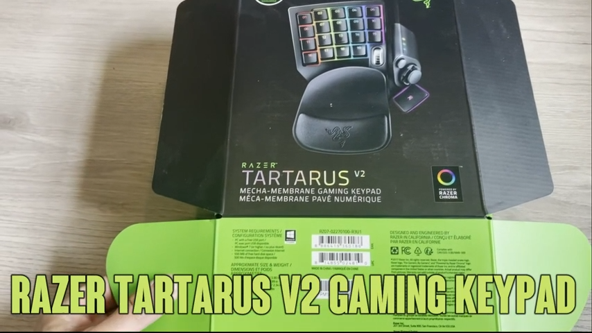 Watch Razer Tartarus v2 Gaming Keypad Mecha-Membrane Key Switches