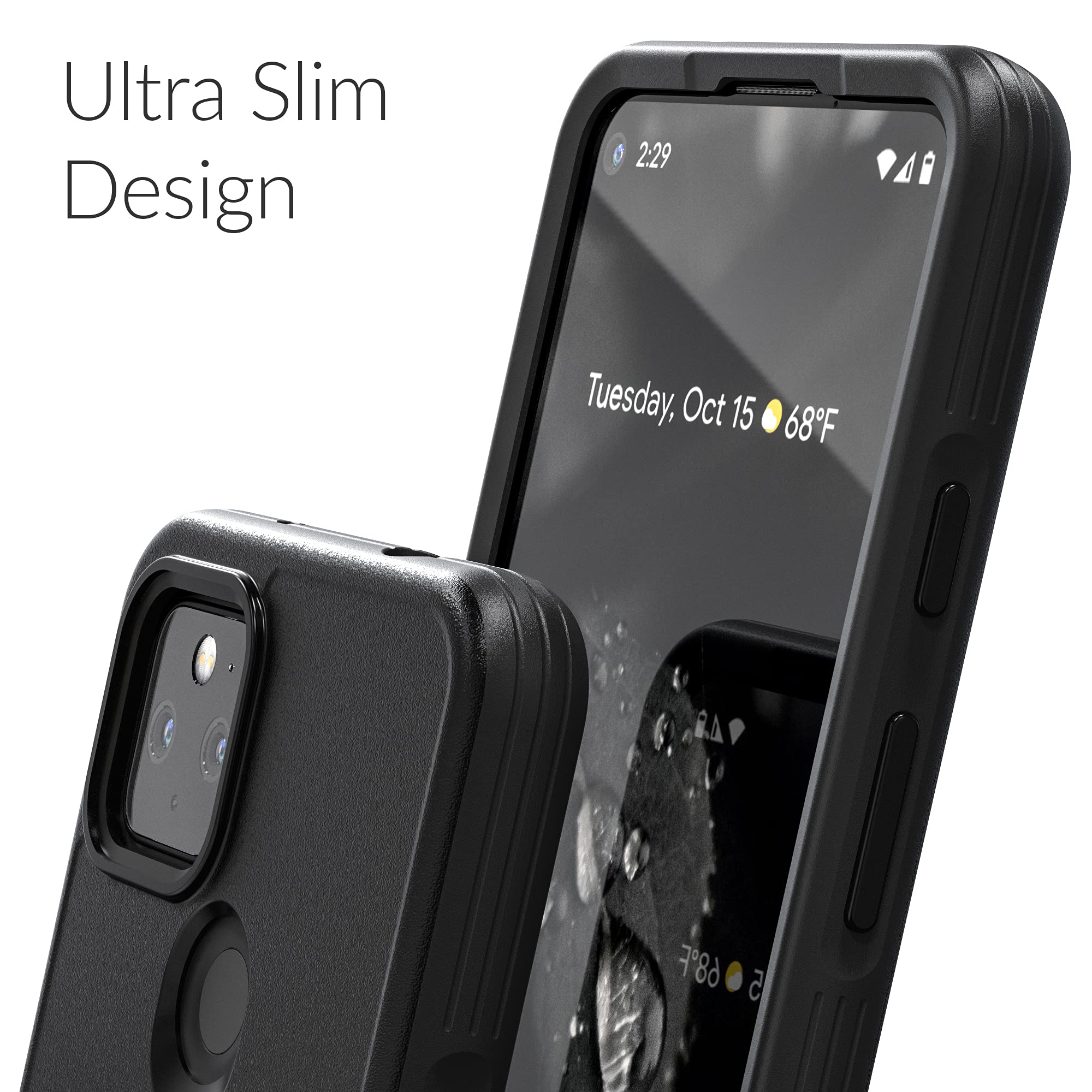Crave Slim Guard for Pixel 5a Case, Shockproof Case for Google Pixel 5a 5G - Black