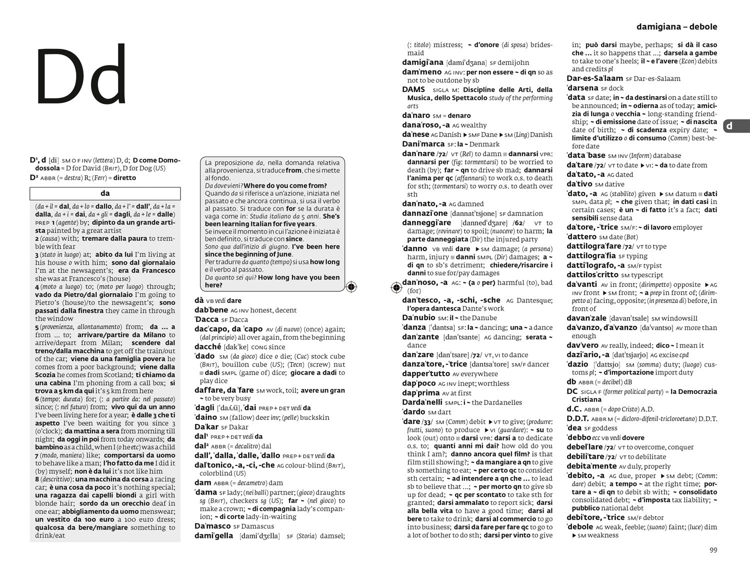 Italian Dictionary and Grammar: Two books in one
