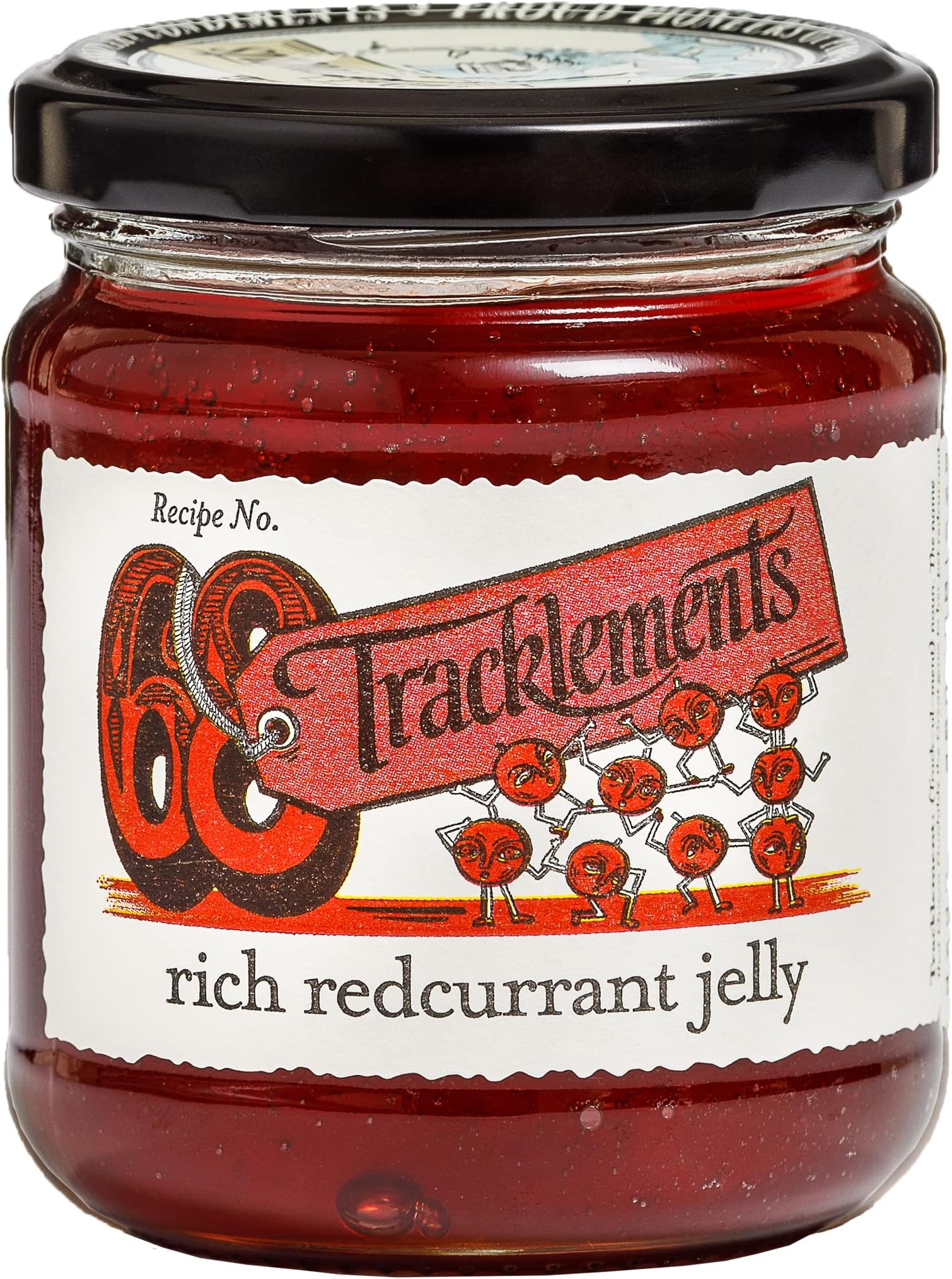 Rich Redcurrent Jelly, The Ideal Condiment for Soft Cheese, Lamb, Gammon and Gamey Meats, Vegetarian and Vegan Friendly, Gluten Free, 220g Jar