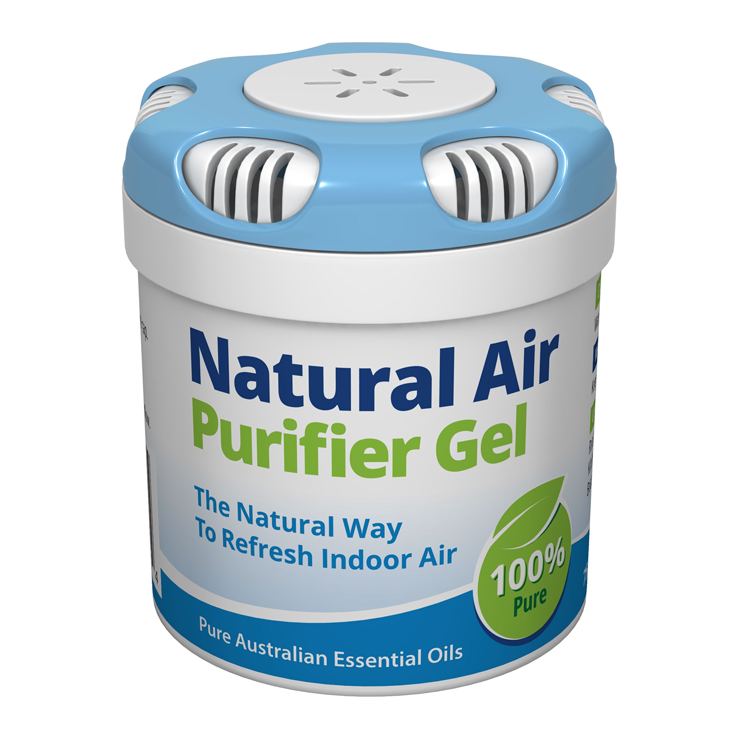Outback Blue Natural Air Purifier Gel. Odor Eliminator And Natural Air Freshener Neutralizes Smell. Ideal For The Home, Pets, Car, Boat, RV 2.6 ounce/75gm