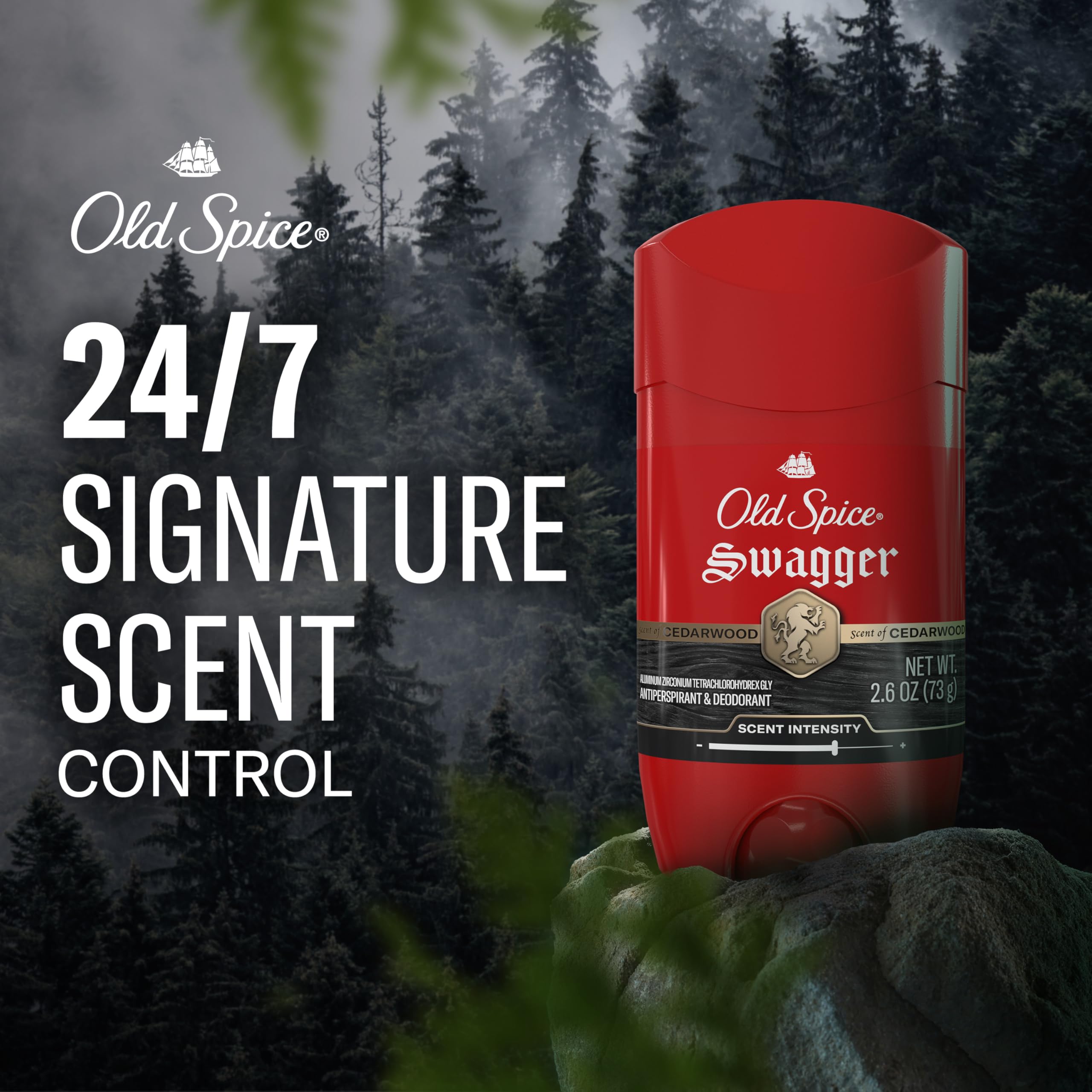 【10本】Old Spice Swagger Cedarwood 73g Amazon.com : Old Spice Antiperspirant Deodorant for Men, 24/7