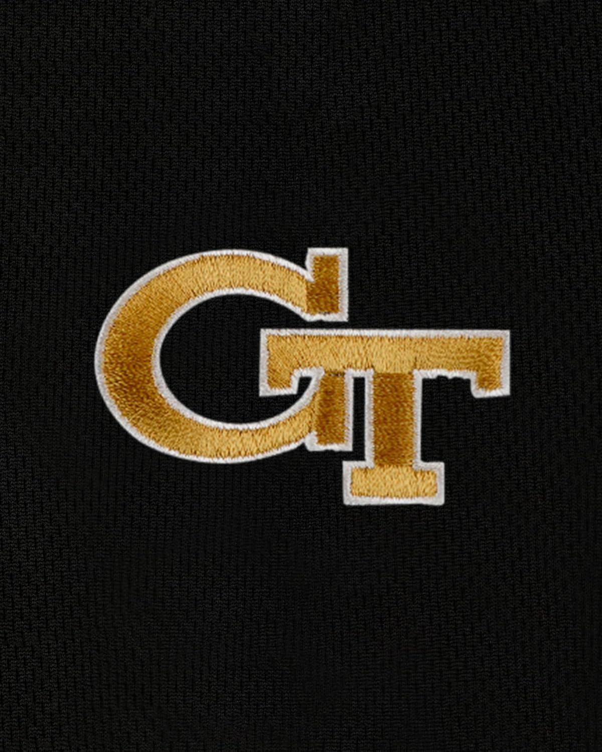 Vantage Apparel NCAA mens Collegiate Men's Performance Micro Mesh Black 1/4 Zip Pullover - Image 5