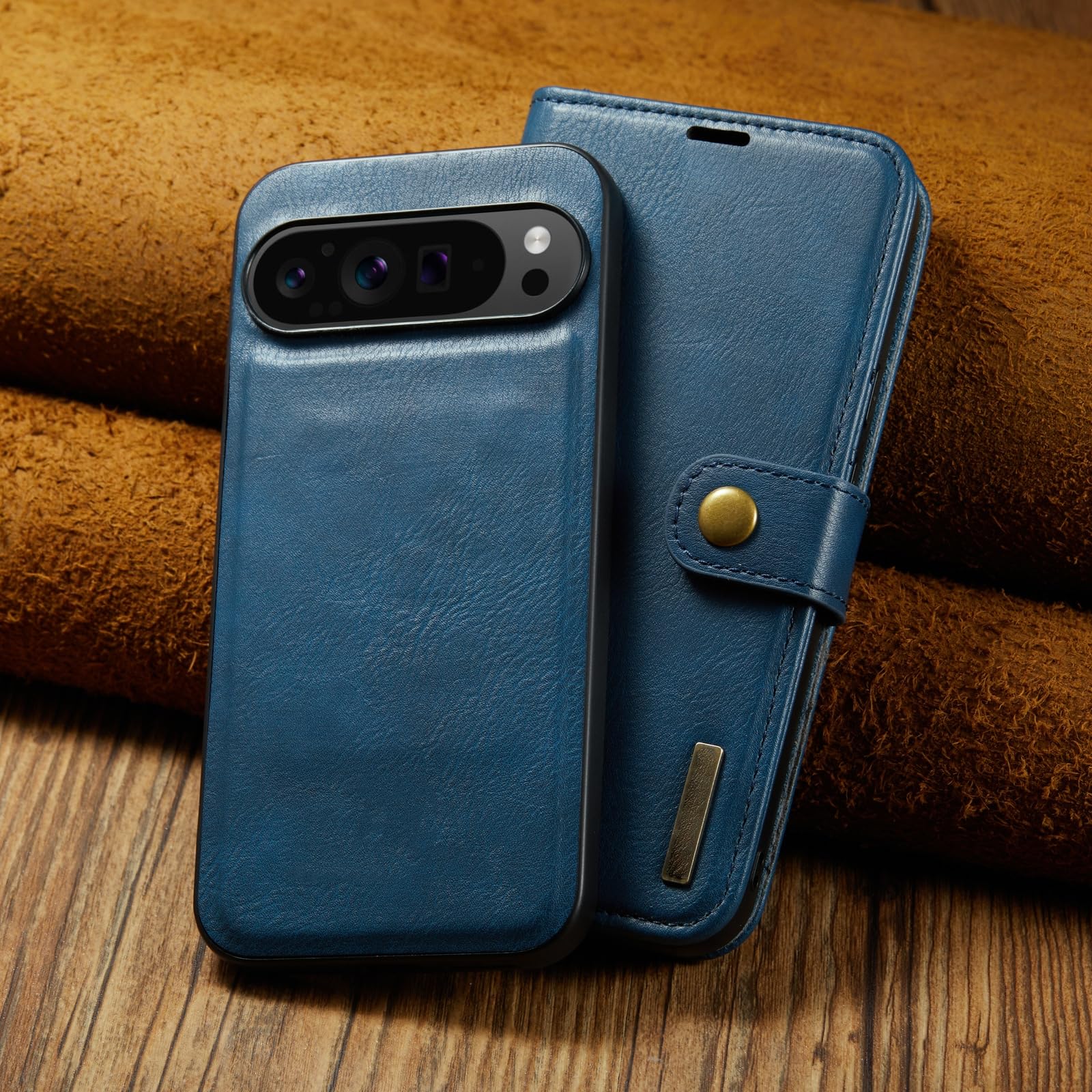 Cover Portafoglio Per Google Pixel 11 Pro XL/ 11 Pro/ 11, Staccabile