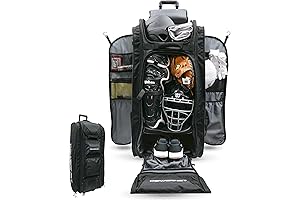 Bownet Catcher's Rolling Equipment Bag