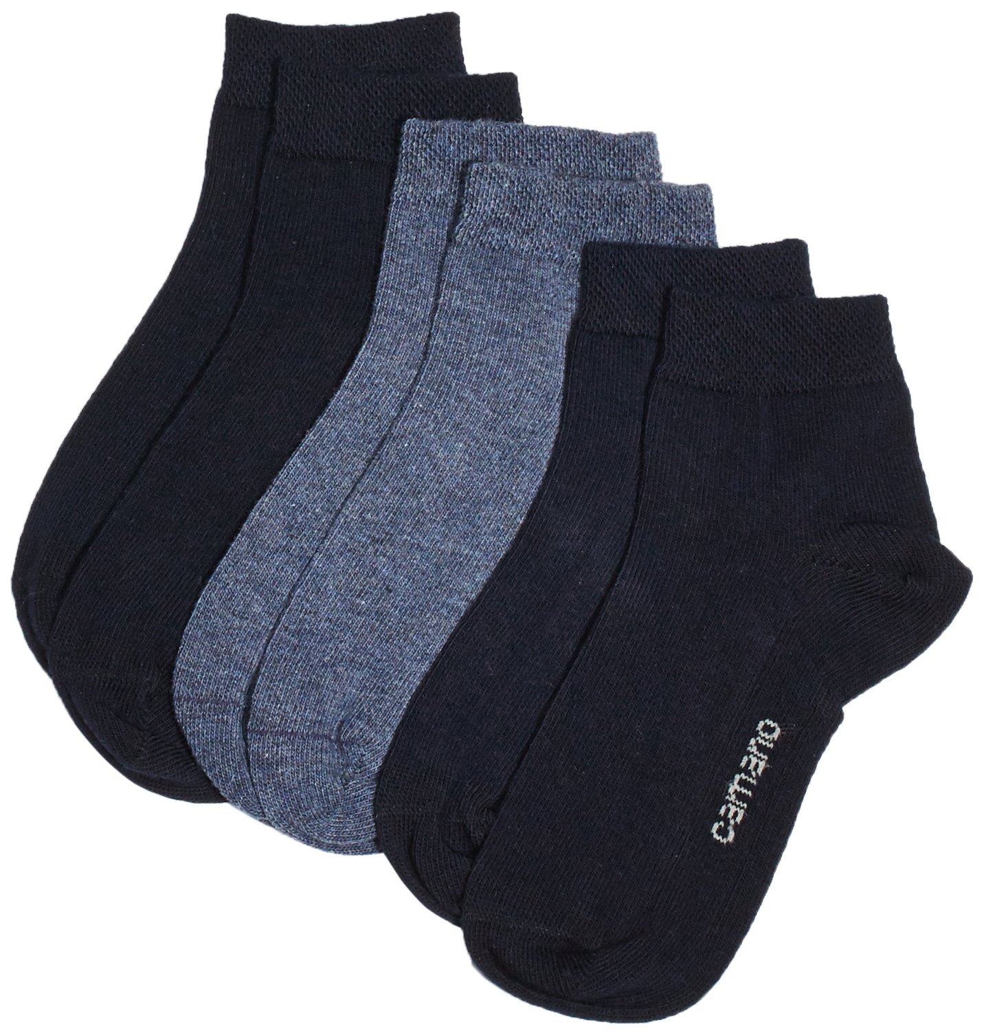 Camano 3-pk quarter socks marine/jeans size 31 / 34