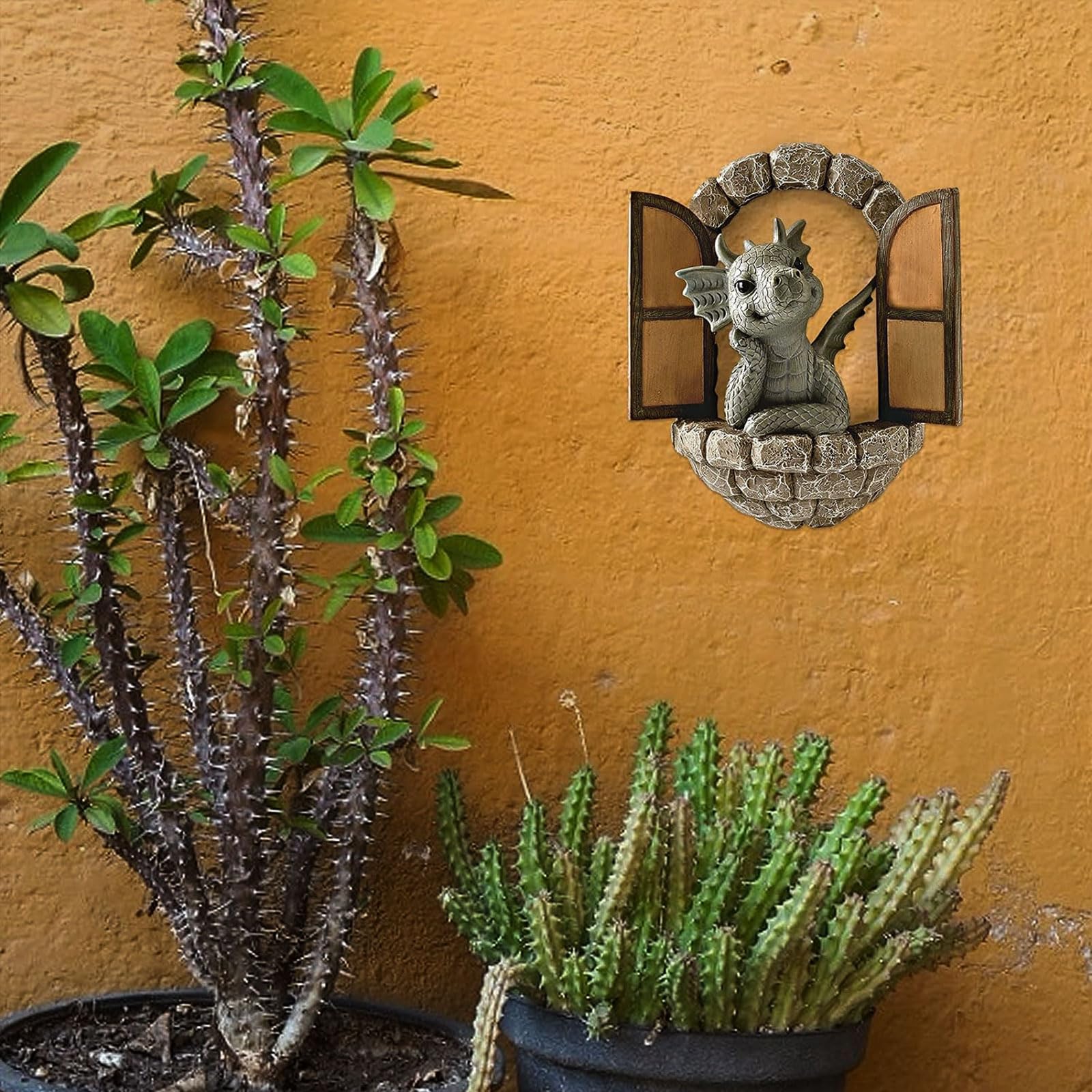 Sculpture De Dragon De Cour Dragon De Jardin Exterieur Jardin Dragon