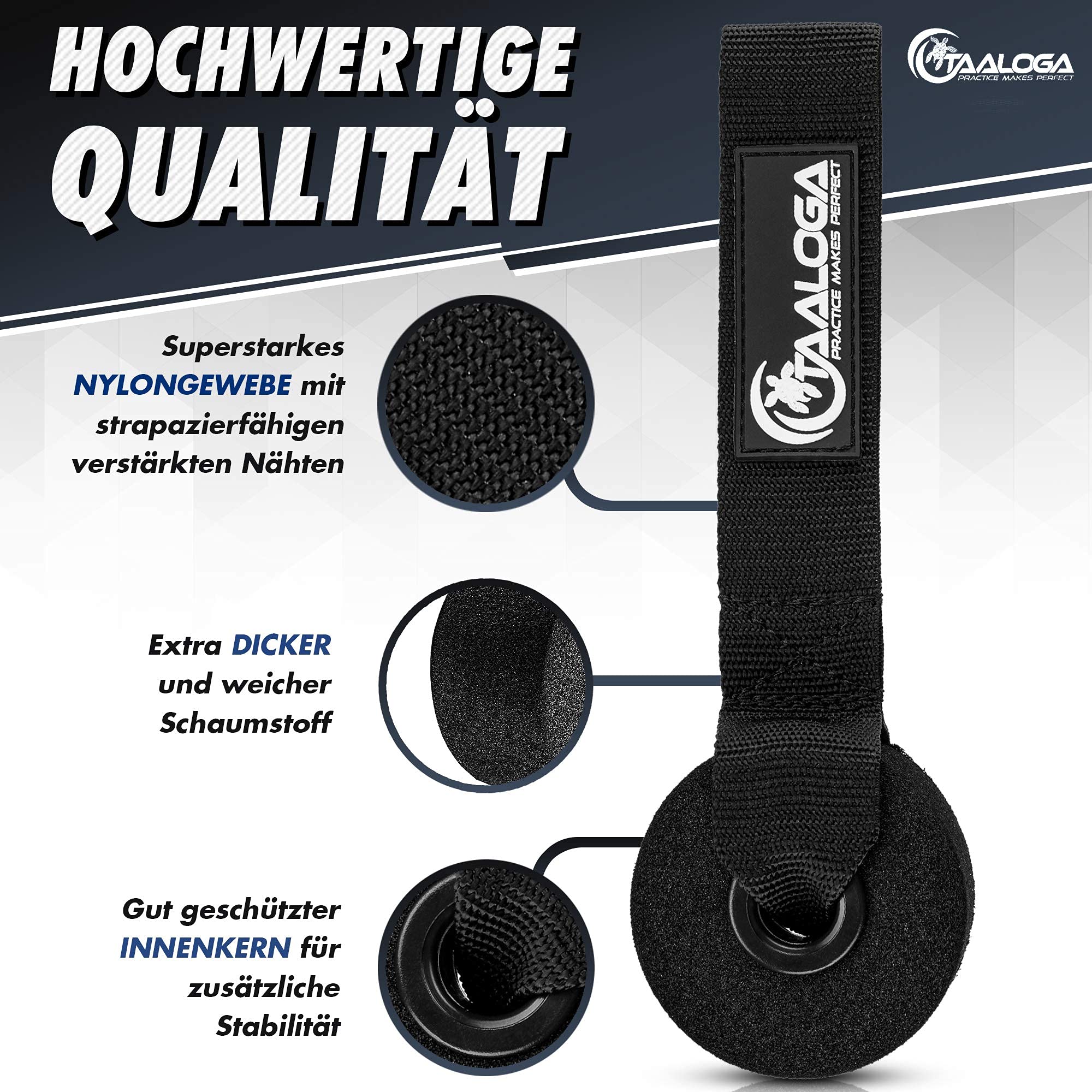 Taaloga® deuranker, perfecte deurbevestiging voor weerstandsbanden, trektouwen, slingtrainer, gymnastiekbanden, weerstandsbanden, bonus: inclusief praktische draagtas Taaloga® deuranker, perfecte deurbevestiging voor weerstandsbanden, trektouwen, slingtrainer, gymnastiekbanden, weerstandsbanden, bonus: inclusief praktische draagtas