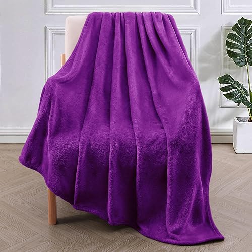 Miniatura 2 de Exclusivo Mezcla - Manta de vellón, extragrande, de 8.85 ozyd, supersuave, cálida, acogedora, de felpa y ligera para sofá y cama (50 x 70 pulgadas,