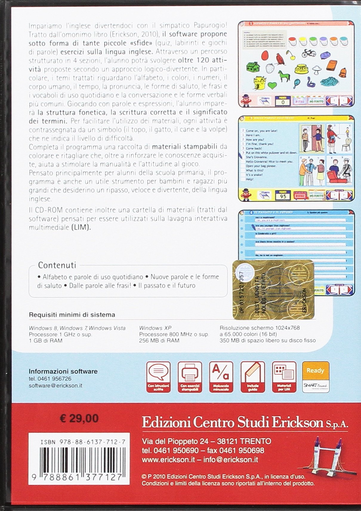 Giochi... amo con l'inglese. Giochi e attività per imparare con un approccio logico-divertente. CD-ROM