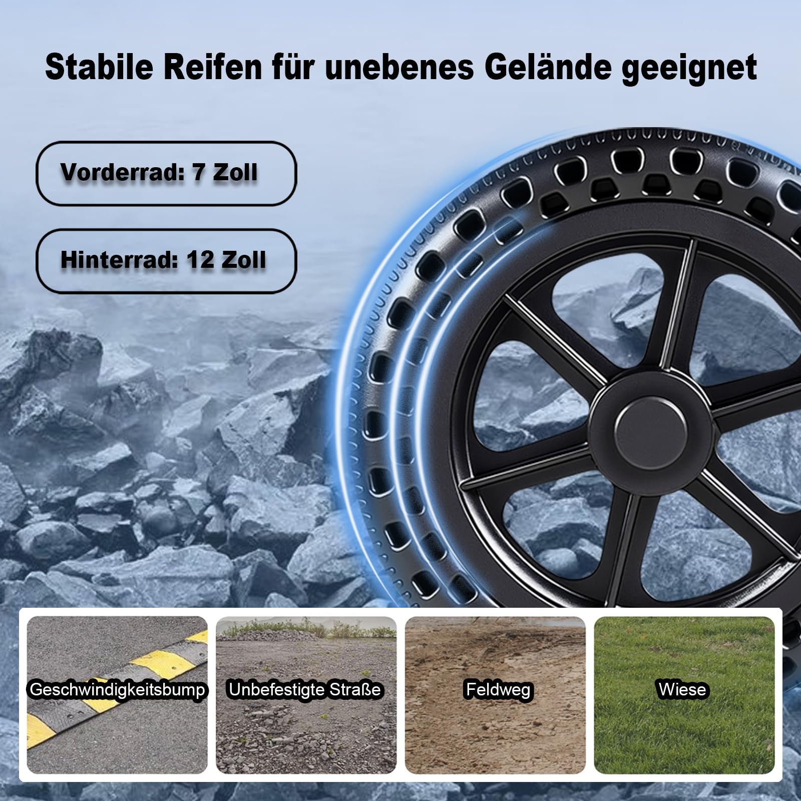 D04 Kompakter faltbarer Elektrorollstuhl mit 500W starkem Motor, 10Ah abnehmbarer Batterie, 20 km Reichweite, 150 kg Tragkraft, Carbon-Alu-Rahmen, geeignet für jede Geländeart