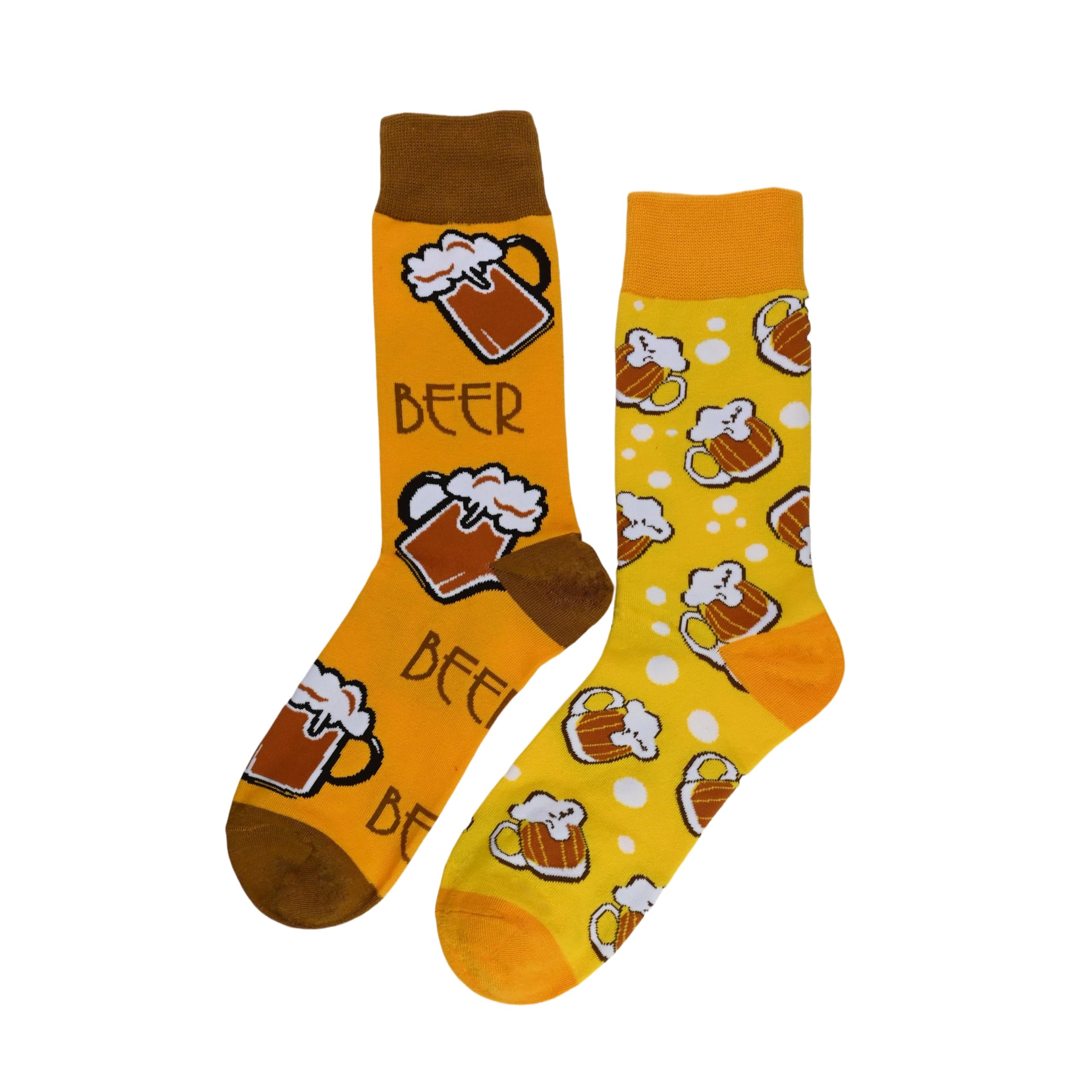 Calcetines Divertidos Unisex para Mujer y Hombre con Diseños Asimétricos en Par - Temas Animales, Comida, Fruta, Deporte y Arte en Algodón - Ideal para Regalos — view 147