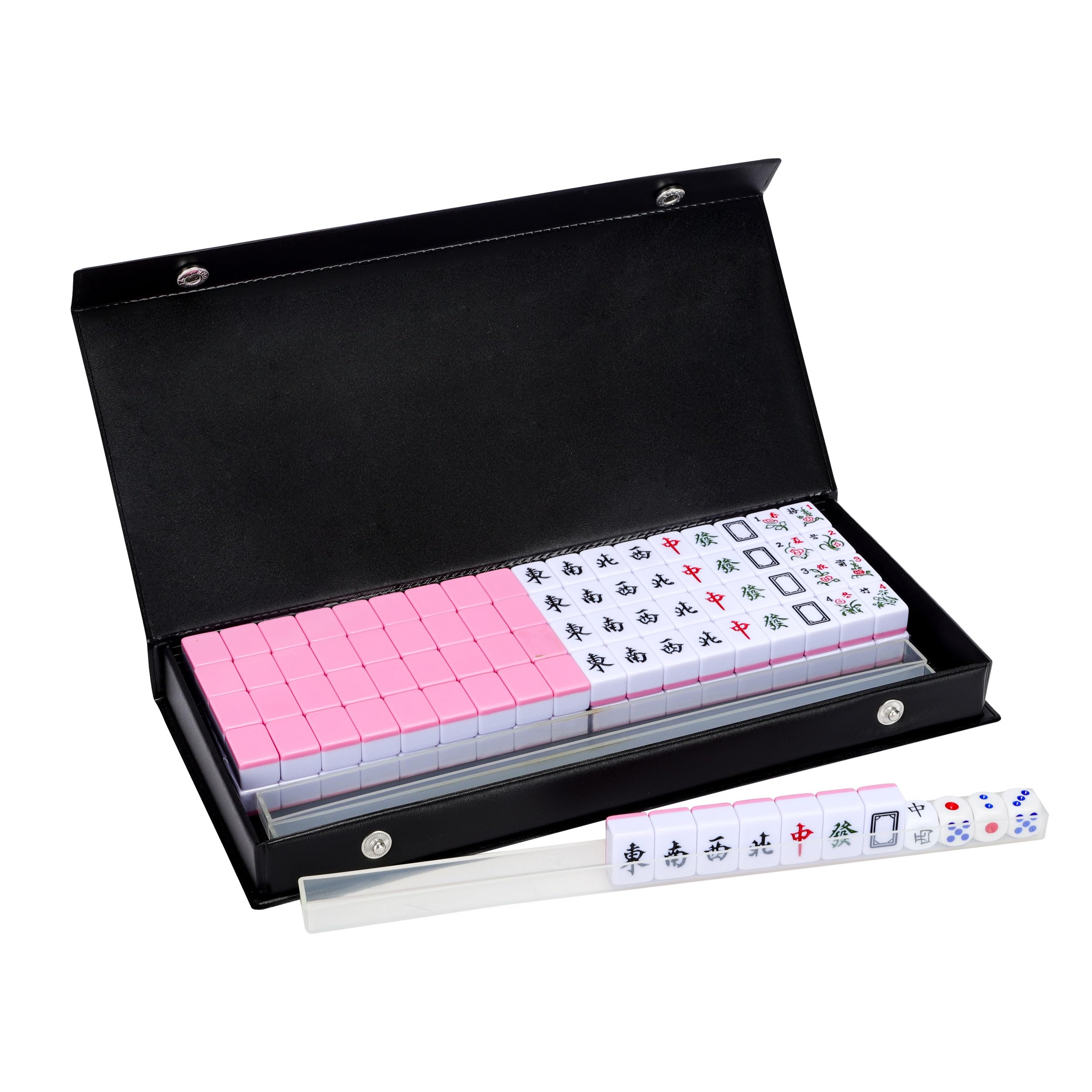 Amazon.com: drizzle Pink Travel Mahjong Mini Set 20mm with