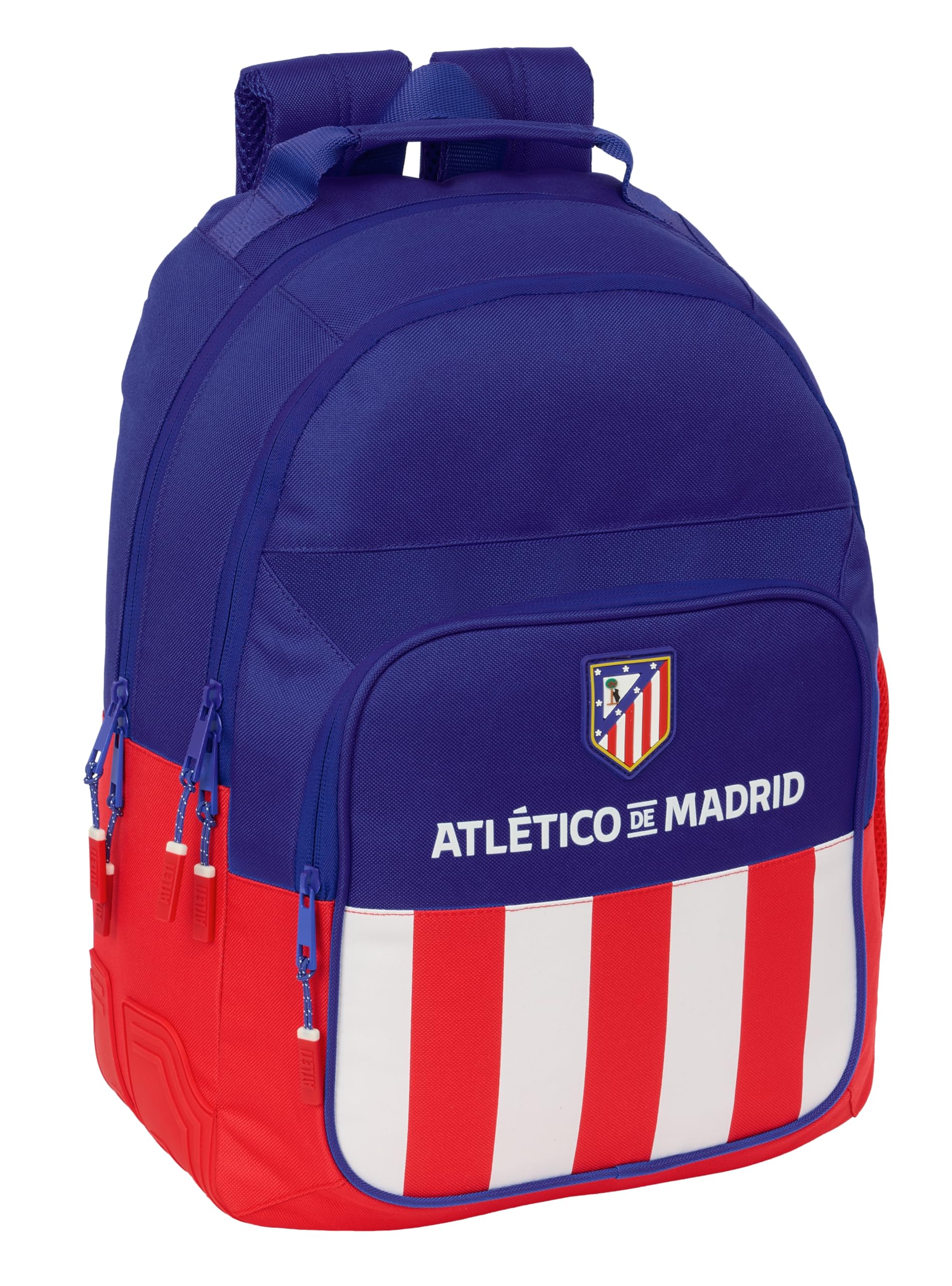 Safta ATLÉTICO DE MADRID - Mochila Escolar Infantil, Ideal para Niños de Diferentes Edades, Cómoda y Versátil, Calidad y Resistencia, 32x15x42 cm