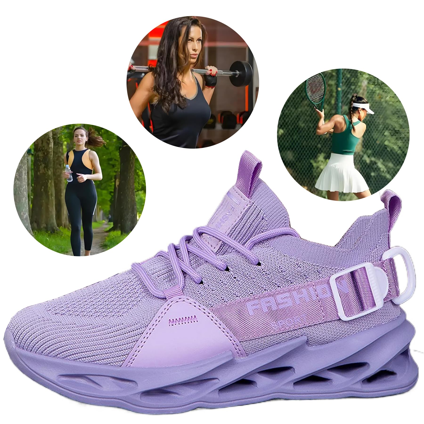 Uomo Donna Running Scarpe da Ginnastica Leggere Traspirante Casual Sportive Mesh Comode Fitness Jogging Sneakers Multicolore EU 36-46